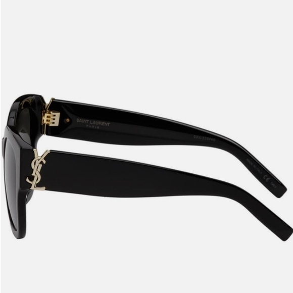 Brand New with Tags! YSL Saint Laurent Monogram Acetate 56MM Cat Eye Sunglasses - Picture 5 of 15